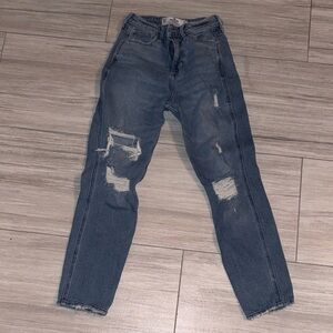 Curvy High-Rise mom Jeans - Blue